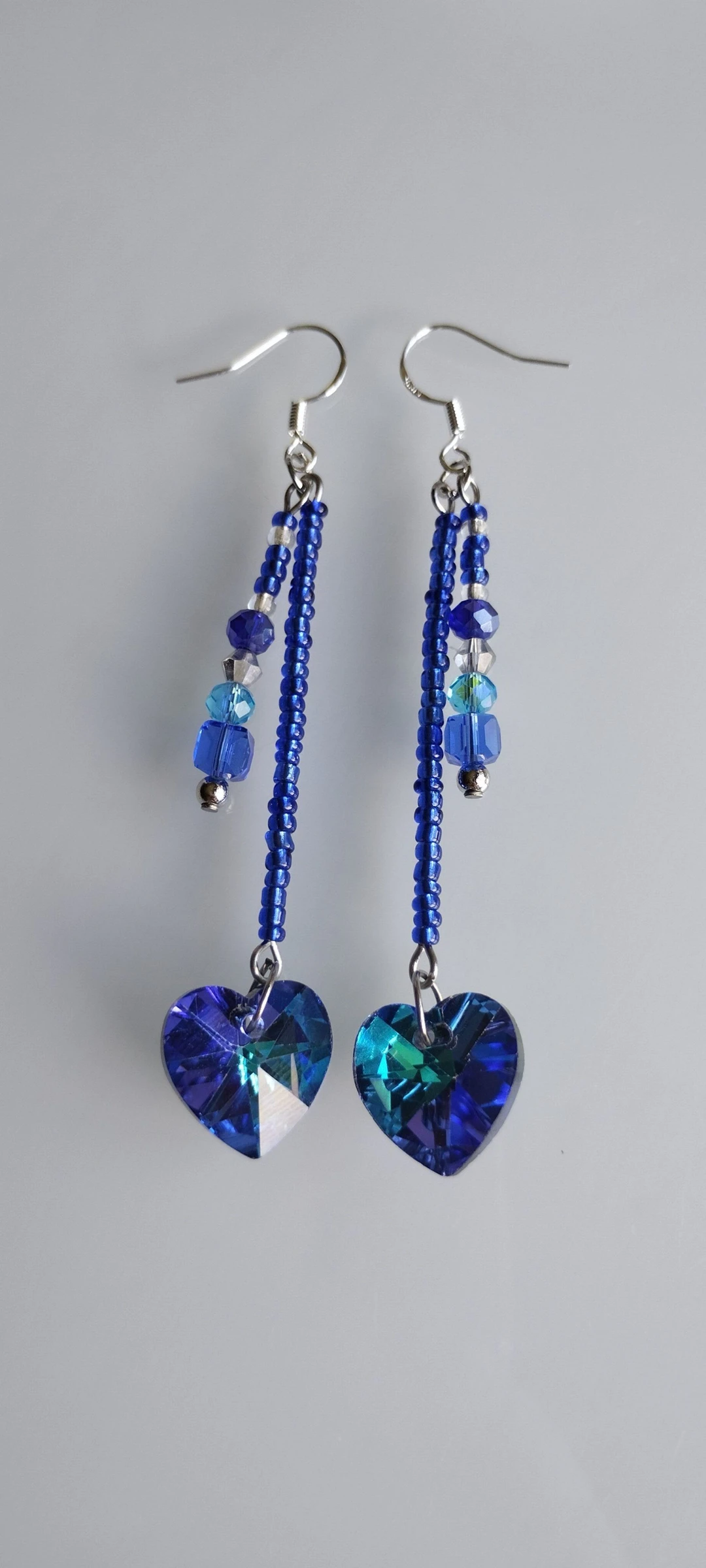 💙🌊💎Bellos Pendientes Artesanales Modelo Corazón de la Mar💎🌊💙 – photo 3